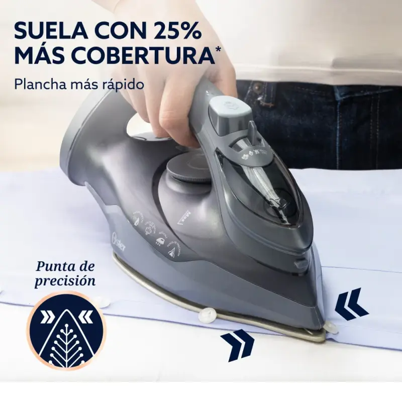 PLANCHA DE VAPOR OSTER AEROGLIDE S7000 NEGRO GCSTAC7002